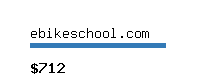ebikeschool.com Website value calculator