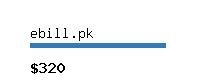 ebill.pk Website value calculator