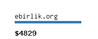 ebirlik.org Website value calculator
