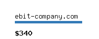 ebit-company.com Website value calculator