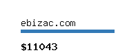 ebizac.com Website value calculator
