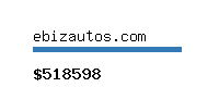 ebizautos.com Website value calculator