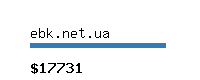 ebk.net.ua Website value calculator