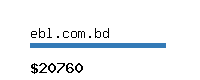 ebl.com.bd Website value calculator