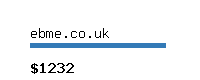 ebme.co.uk Website value calculator