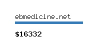 ebmedicine.net Website value calculator