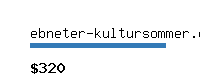 ebneter-kultursommer.org Website value calculator