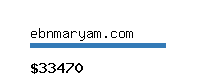 ebnmaryam.com Website value calculator
