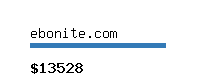 ebonite.com Website value calculator