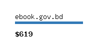 ebook.gov.bd Website value calculator