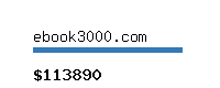 ebook3000.com Website value calculator