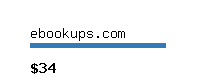 ebookups.com Website value calculator