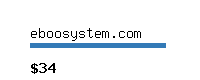 eboosystem.com Website value calculator