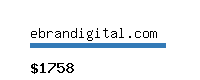 ebrandigital.com Website value calculator