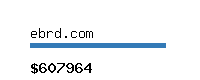 ebrd.com Website value calculator