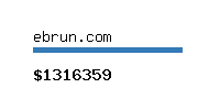 ebrun.com Website value calculator