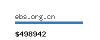 ebs.org.cn Website value calculator