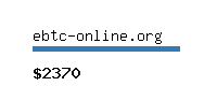 ebtc-online.org Website value calculator