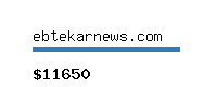 ebtekarnews.com Website value calculator