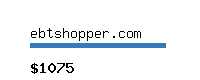 ebtshopper.com Website value calculator