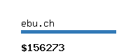 ebu.ch Website value calculator