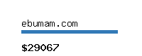 ebumam.com Website value calculator