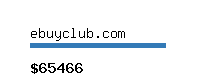 ebuyclub.com Website value calculator