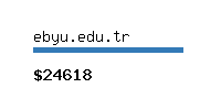 ebyu.edu.tr Website value calculator