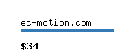 ec-motion.com Website value calculator