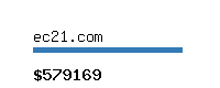 ec21.com Website value calculator