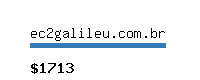 ec2galileu.com.br Website value calculator