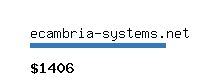 ecambria-systems.net Website value calculator