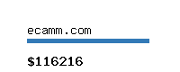 ecamm.com Website value calculator