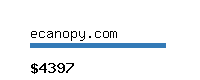 ecanopy.com Website value calculator