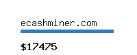 ecashminer.com Website value calculator