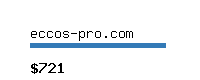eccos-pro.com Website value calculator