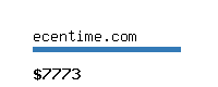 ecentime.com Website value calculator