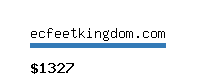 ecfeetkingdom.com Website value calculator