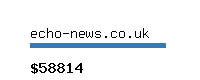 echo-news.co.uk Website value calculator