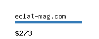 eclat-mag.com Website value calculator