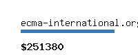 ecma-international.org Website value calculator