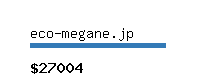 eco-megane.jp Website value calculator