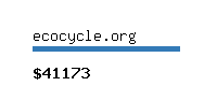 ecocycle.org Website value calculator