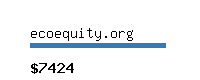 ecoequity.org Website value calculator