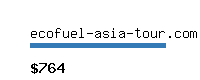 ecofuel-asia-tour.com Website value calculator