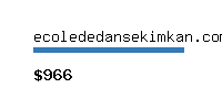 ecolededansekimkan.com Website value calculator