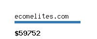 ecomelites.com Website value calculator