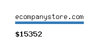 ecompanystore.com Website value calculator