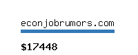 econjobrumors.com Website value calculator