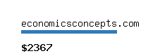economicsconcepts.com Website value calculator